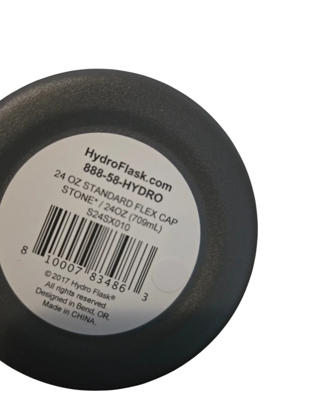Hydro Flask 24oz Standard Flex Cap Stone Gray Water Bottle